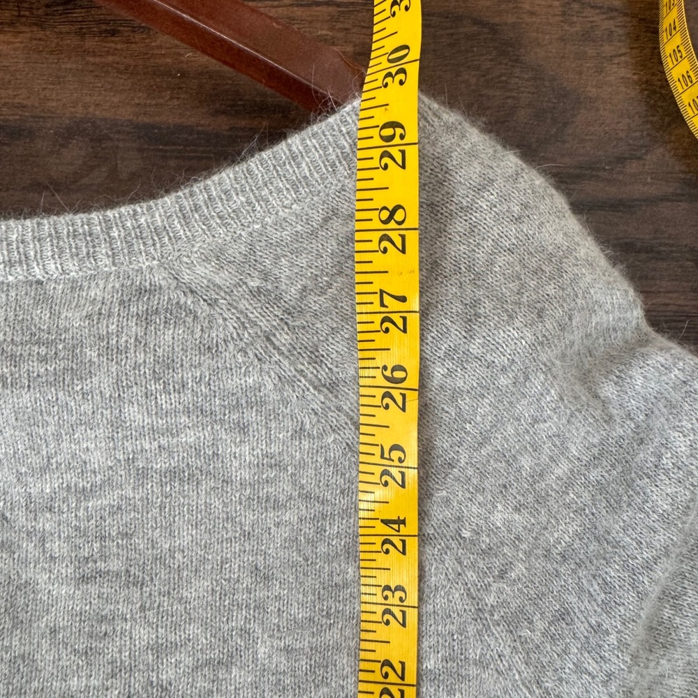 Heed Scoop Neck Rabbit Hair Blend Sweater Oversized Slouchy - Picture 9 of 10
